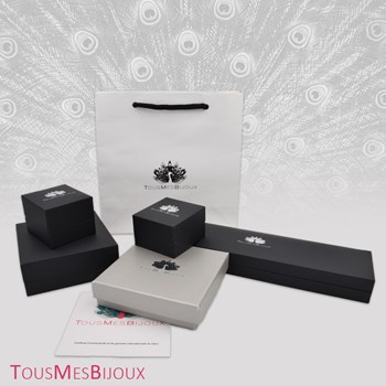 Chaine Mixte - Argent 925 - Chaîne forçat diamantée - Largeur : 1,75 mm - Longueur : 55 cm