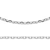 Chaine Mixte - Argent 925 - Chaîne forçat diamantée - Largeur : 2,6 mm - Longueur : 60 cm - vue V1