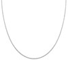 Chaine Mixte - Argent 925 - Chaîne forçat diamantée - Largeur : 1,6 mm - Longueur : 70 cm - vue V1