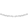 Chaine Mixte - Argent 925 - Chaîne forçat diamantée - Largeur : 2,25 mm - Longueur : 50 cm - vue V1