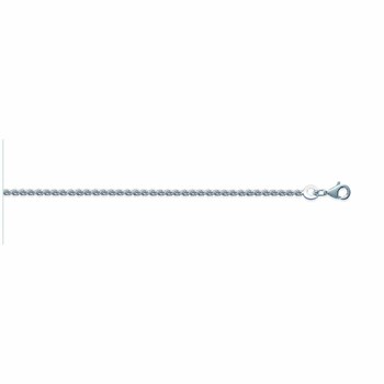 Chaine Femme - Argent 925 - Chaîne corde - Largeur : 1,75 mm - Longueur : 45 cm