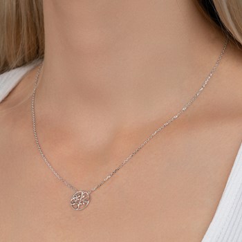 Collier Femme - Arbre de vie - Argent 925 - Longueur : 45 cm