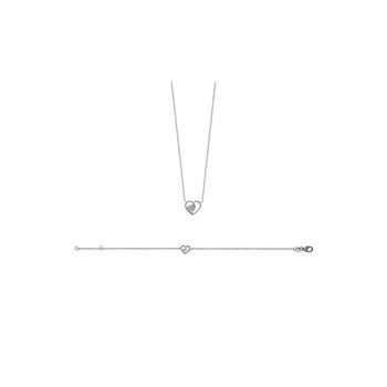 Collier Femme - Argent 925 - Longueur : 45 cm