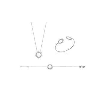 Collier Femme - Argent 925 - Longueur : 45 cm