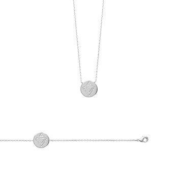 Collier Femme - Argent 925 - Longueur : 45 cm