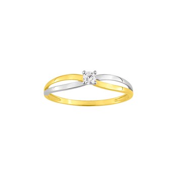 Bague Femme - Oxyde de zirconium - Or 9 Carats