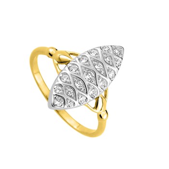 Bague Femme - Oxyde de zirconium - Or 9 Carats