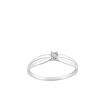 Bague Femme - Or 9 Carats - Diamant 0.022 Carats