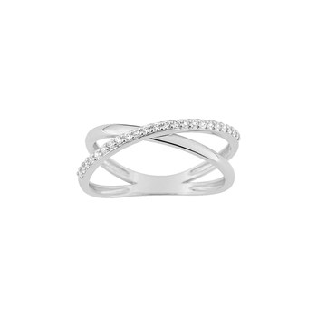 Bague Femme - Oxyde de zirconium - Or 9 Carats