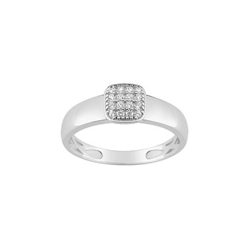 Bague Femme - Oxyde de zirconium - Or 9 Carats