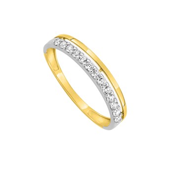 Bague Femme - Oxyde de zirconium - Or 9 Carats