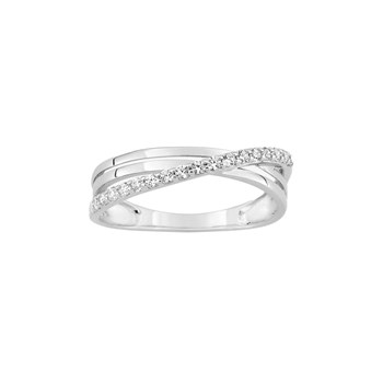 Bague Femme - Oxyde de zirconium - Or 9 Carats