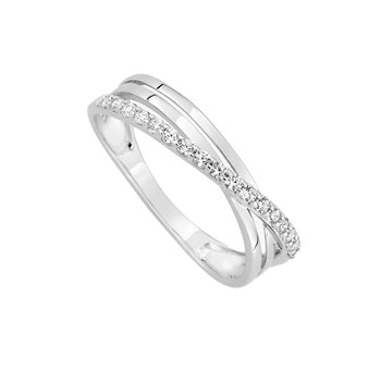 Bague Femme - Oxyde de zirconium - Or 9 Carats