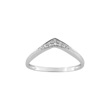 Bague Femme - Oxyde de zirconium - Or 9 Carats