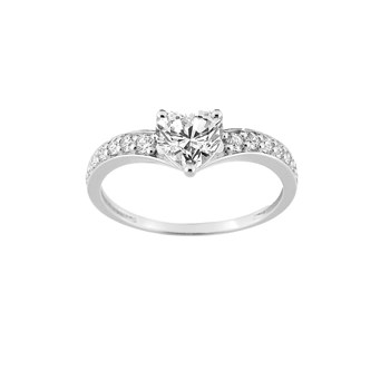 Bague Femme - Oxyde de zirconium - Or 9 Carats