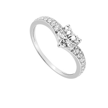 Bague Femme - Oxyde de zirconium - Or 9 Carats
