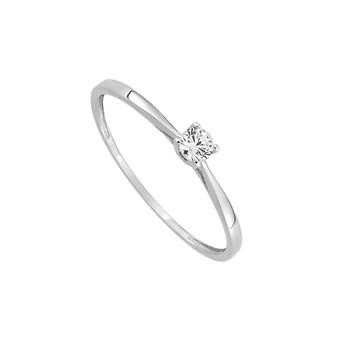Bague Femme - Oxyde de zirconium - Or 9 Carats