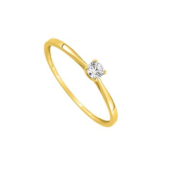 Bague Femme - Oxyde de zirconium - Or 9 Carats