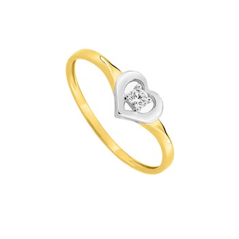 Bague Femme - Oxyde de zirconium - Or 9 Carats