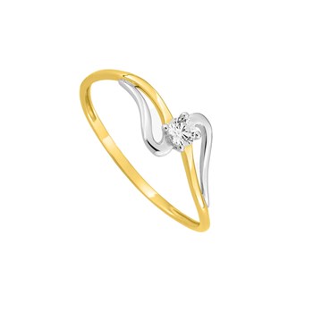 Bague Femme - Oxyde de zirconium - Or 9 Carats