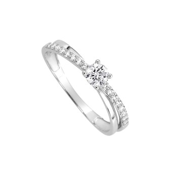 Bague Femme - Oxyde de zirconium - Or 9 Carats