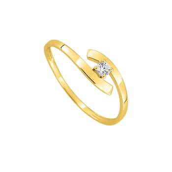 Bague Femme - Oxyde de zirconium - Or 9 Carats