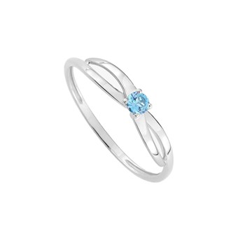 Bague femme - topaze - Or 9 Carats