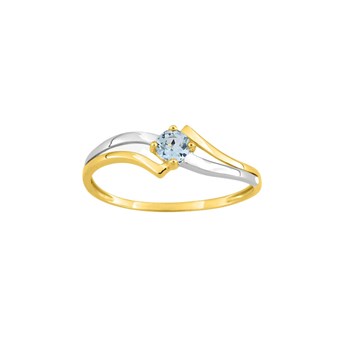 Bague femme - topaze - Or 9 Carats