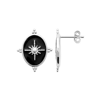 Boucles d'oreilles Femme - Argent 925 - Email