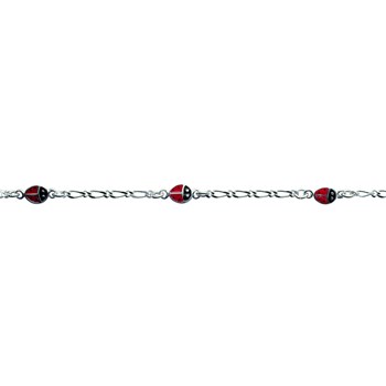 Bracelet Femme - Argent 925 - Email - Longueur : 16 cm