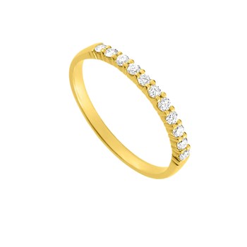 Bague Femme - Or 18 Carats - Diamant