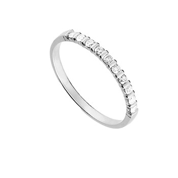 Bague Femme - Or 18 Carats - Diamant 0.20 Carats