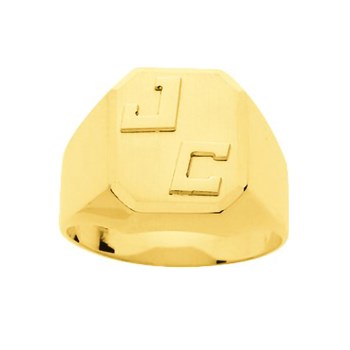 Chevalière homme - Or 18 Carats