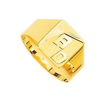 Chevalière homme - Or 18 Carats