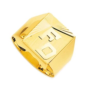 Chevalière homme - Or 18 Carats