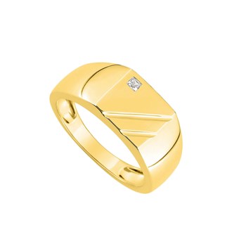 Chevalière homme - Or 18 Carats