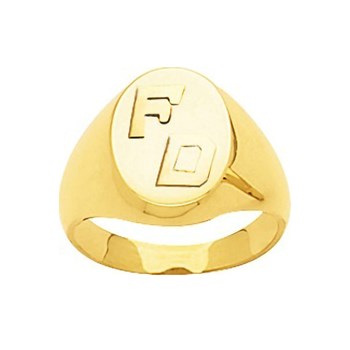 Chevalière homme - Or 18 Carats