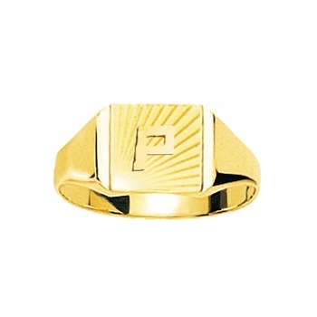 Chevalière homme - Or 18 Carats