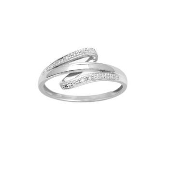 Bague Femme - Or 18 Carats - Diamant 0,02 Carats