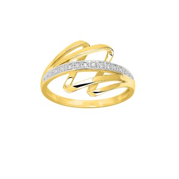 Bague Femme - Or 18 Carats - Diamant 0,02 Carats