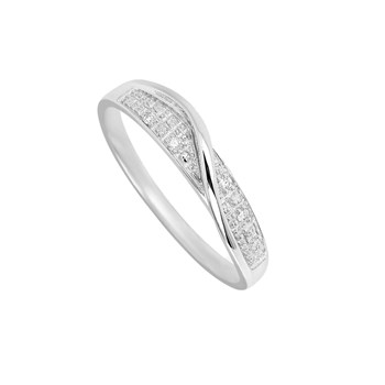 Bague Femme - Or 18 Carats - Diamant 0,02 Carats