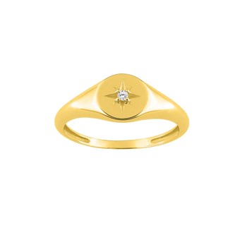 Bague Femme - Oxyde de zirconium - Or 18 Carats