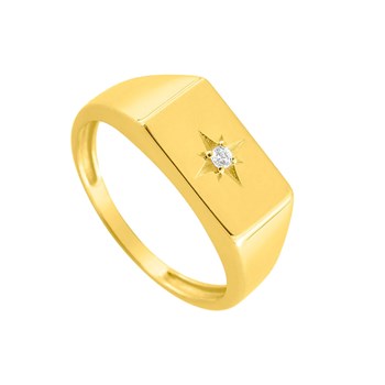 Bague Femme - Oxyde de zirconium - Or 18 Carats