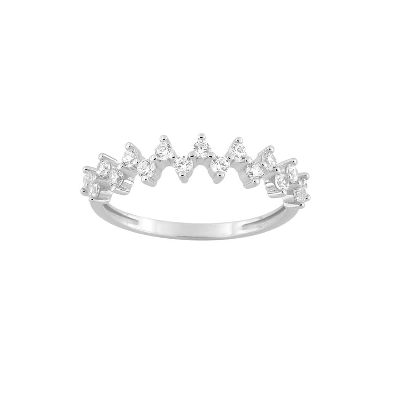 Bague Femme - Oxyde de zirconium - Or 18 Carats
