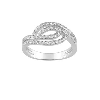 Bague Femme - Oxyde de zirconium - Or 18 Carats