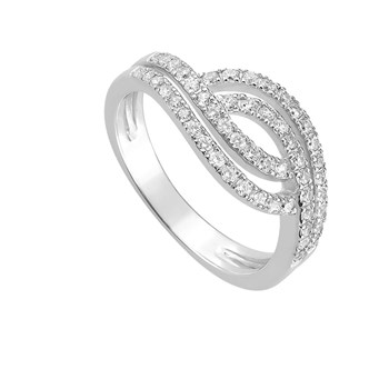 Bague Femme - Oxyde de zirconium - Or 18 Carats