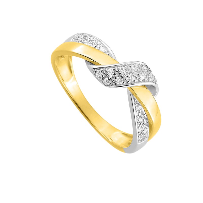 Bague Femme - Oxyde de zirconium - Or 18 Carats - vue 2