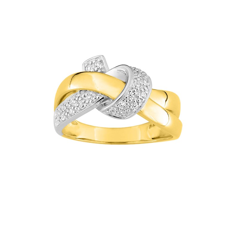 Bague Femme - Oxyde de zirconium - Or 18 Carats