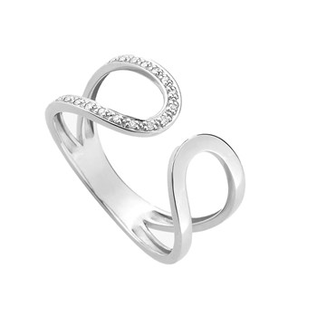 Bague Femme - Or 18 Carats - Diamant 0,05 Carats