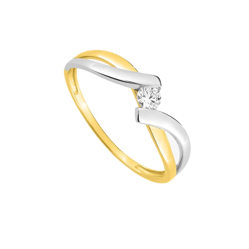 Bague Femme - Oxyde de zirconium - Or 18 Carats - vue 2